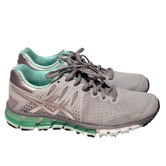 Asics Shoes - Asics Women's Gel-Quantum 180 Tr Running Teal Grey Running Shoes Size 7